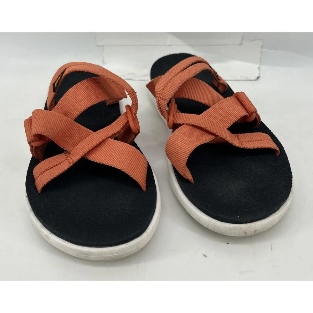 Teva Voya Sandal Slip On Flamingo Orange Women's Size 5